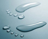 water feet